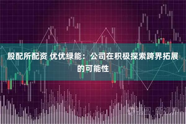 股配所配资 优优绿能：公司在积极探索跨界拓展的可能性